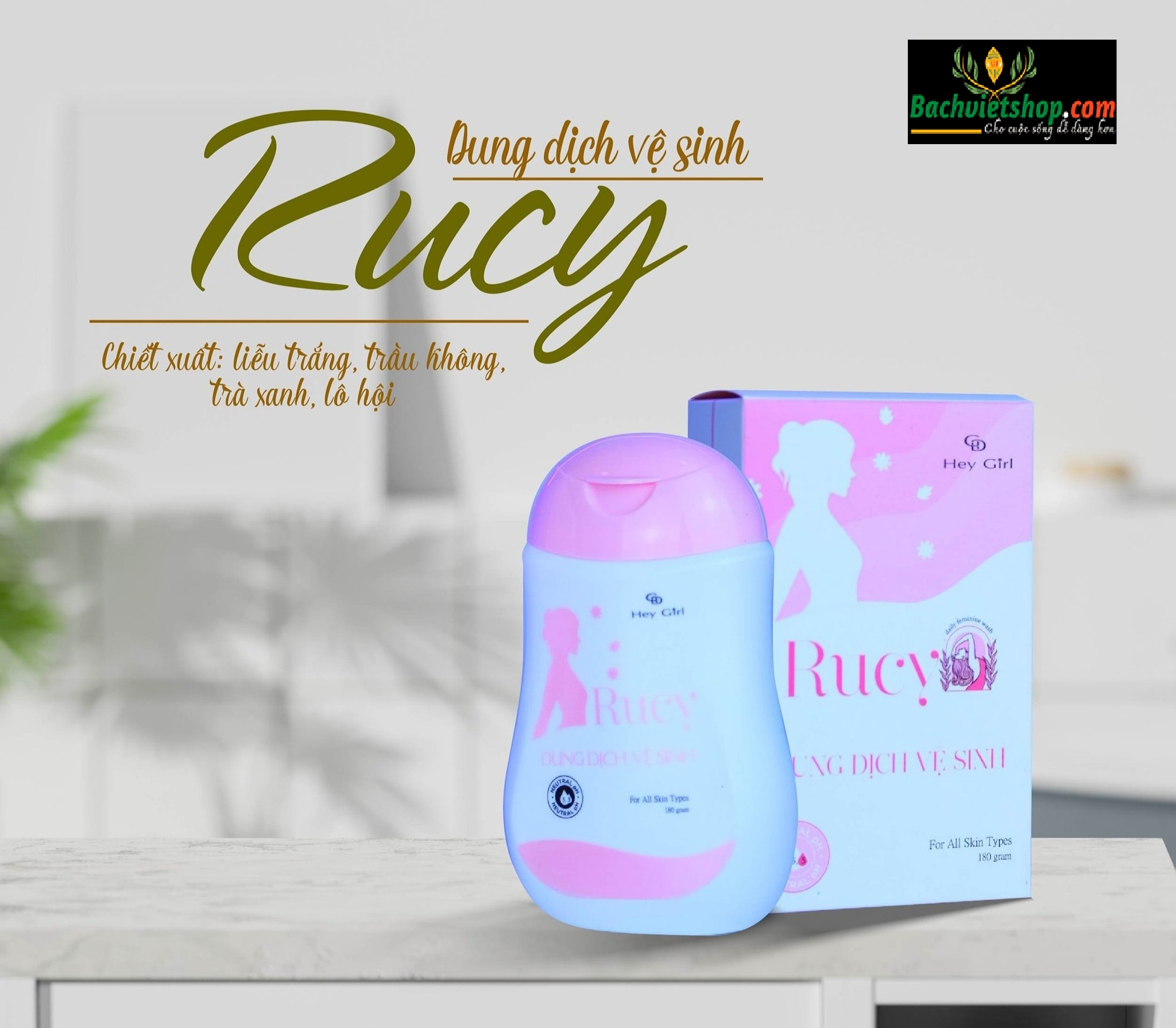Dung dịch vệ sinh phụ nữ RUCY sở hữu những thành phần thảo mộc tự nhiên có khả năng kháng viêm cao, giúp bảo vệ 