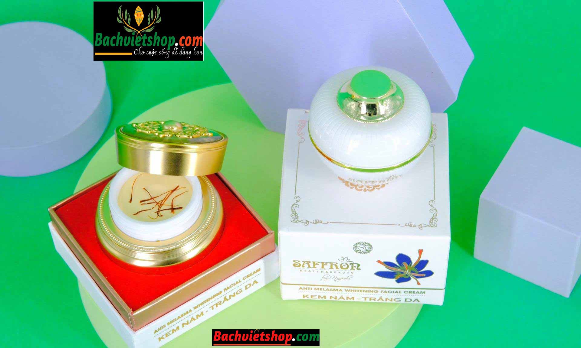 Saffron là một loại kem điều trị nám tàn nhang có nguồn gốc xuất xứ từ Việt Nam 