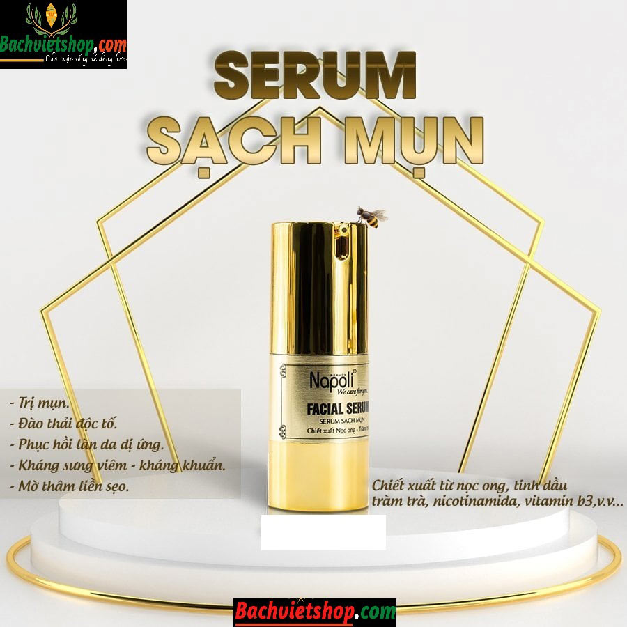 Serum đặc trị mụn có tác dụng trị mụn cực nhanh nhờ vào khả năng thẩm thấu vào da