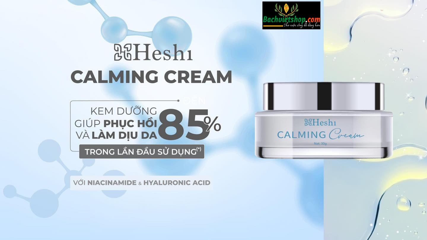 Kem dưỡng Heshi Calming Cream được dùng vào bước cuối cùng của quy trình chăm sóc da, sau khi thực hiện các bước chăm sóc da hàng ngày!
