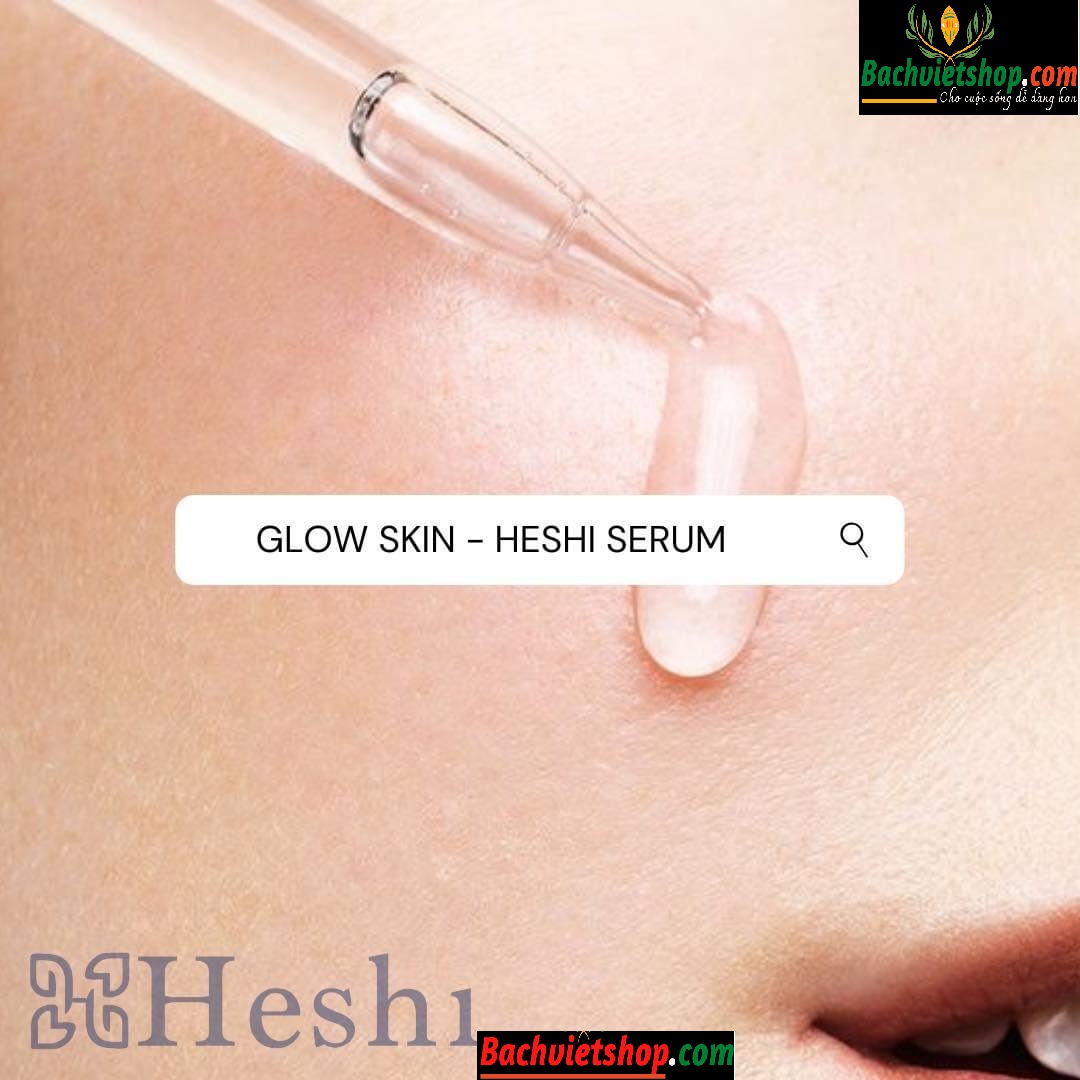 Serum dưỡng da HA Heshi với kết cấu lỏng nhẹ, dễ thẩm thấu đặc biệt phù hợp với da dầu mụn và nhạy cảm!