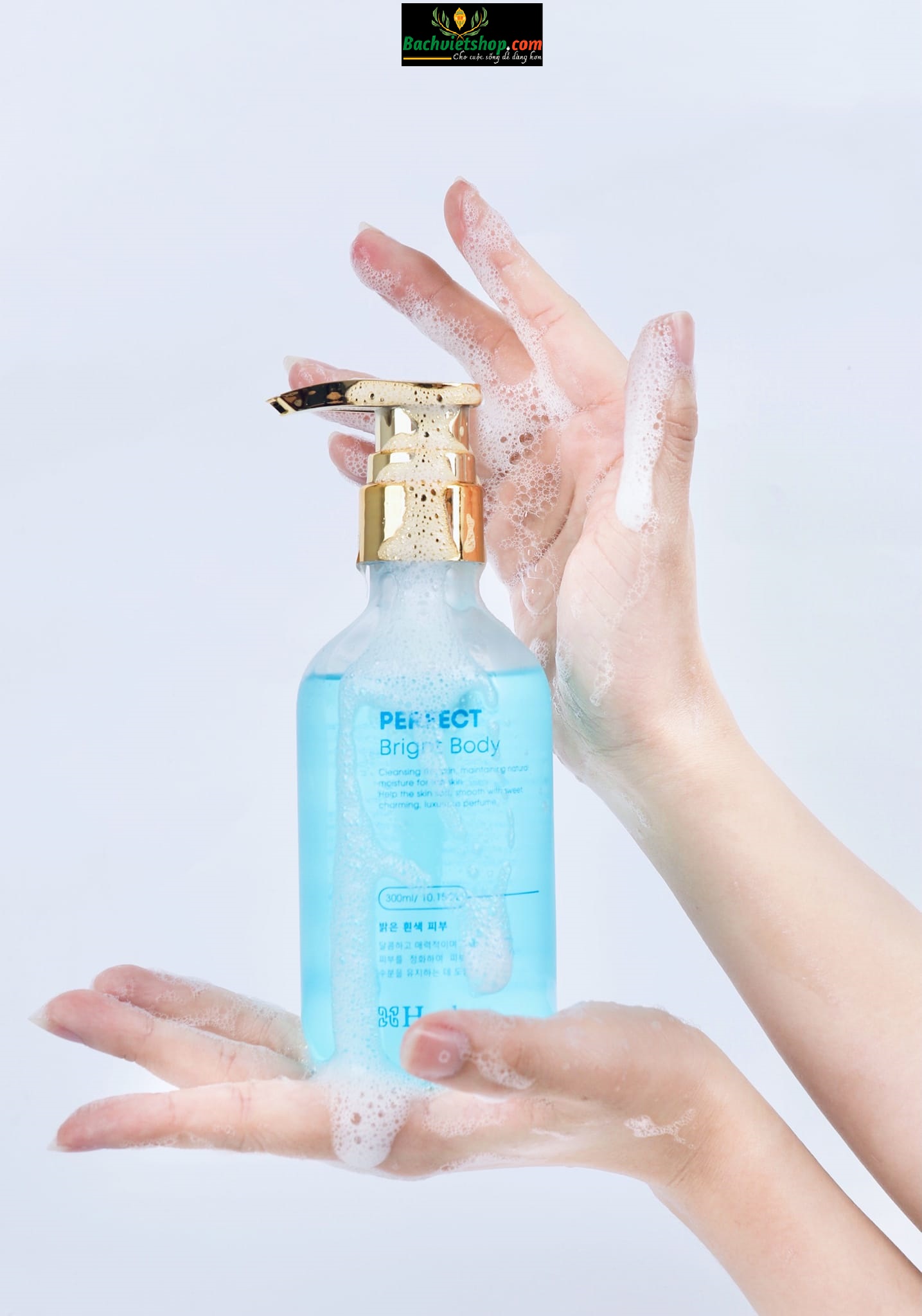 Sữa tắm Heshi Perfect Bright Body - Cảm nhận làn da mềm mịn chỉ sau 1 lần sử dụng