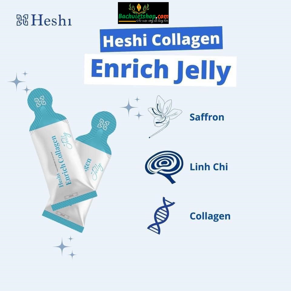 công dụng của thực phẩm chức năng heshi collagen enrich jelly