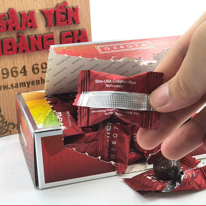 phân biệt kẹo sâm hamer 1