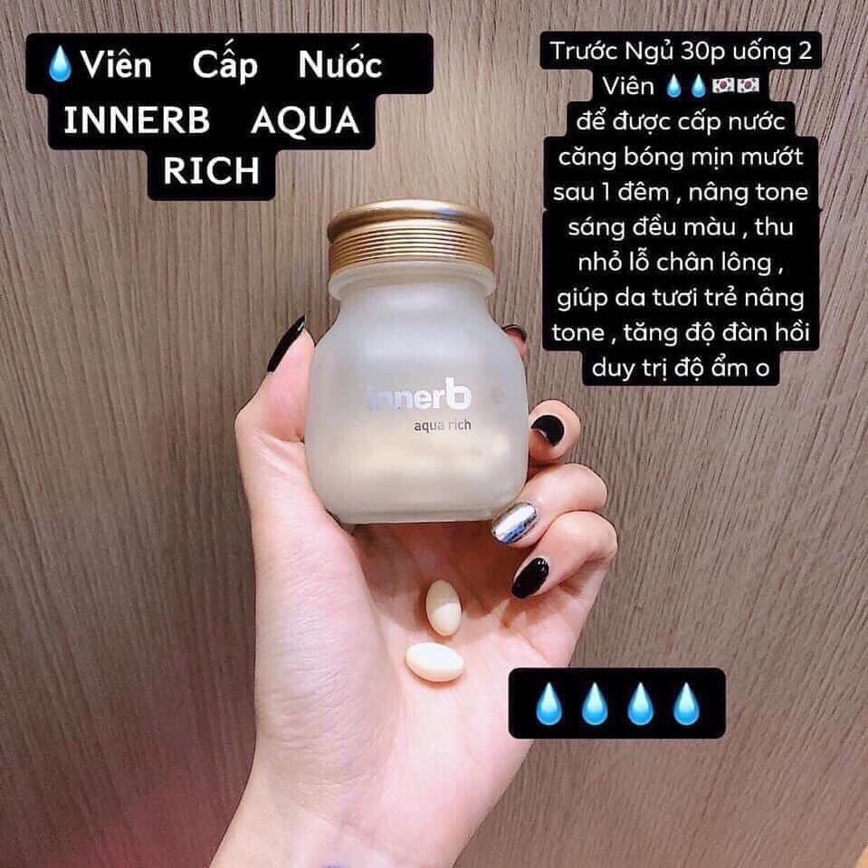 công dụng Giới thiệu Viên uống Innerb Aqua Rich Hàn Quốc