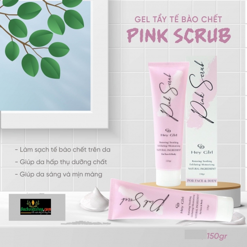 Gel Tẩy Tế Bào Chết Pink Scrub Cho Mặt & Body - Giúp Làn Da Mịn Màng Tươi Sáng