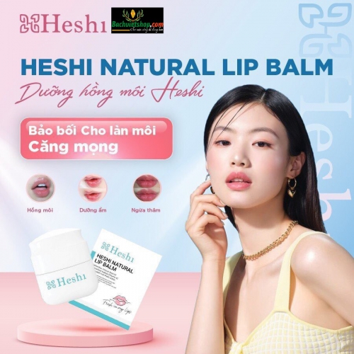 Dưỡng Hồng Môi Heshi Natural Lip Balm - Bảo Bối Cho Bờ Môi Căng Mọng